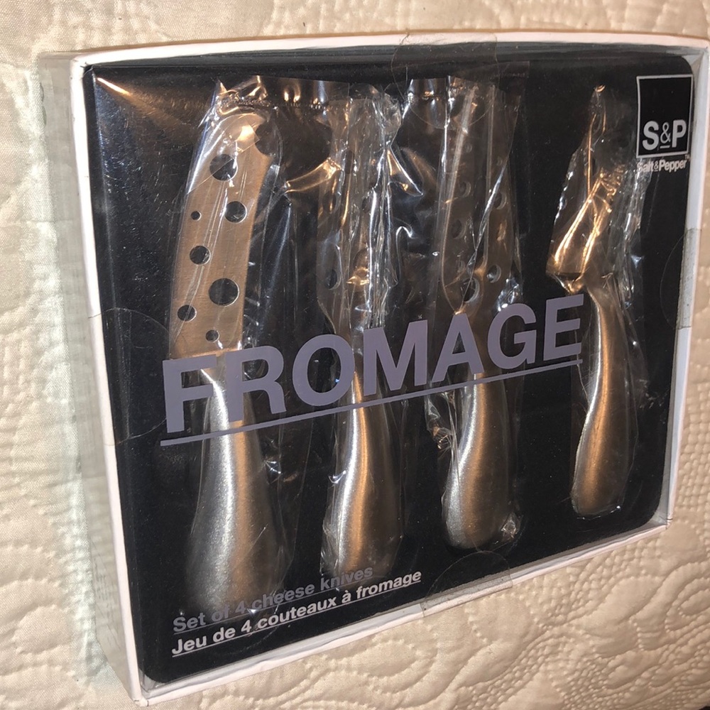 S & P Fromage set of 4 cheese knives